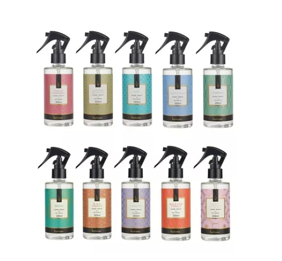 Aromatizador De Ambiente Home Spray Via Aroma 200ml (E4.03 - Spray Via Aroma)