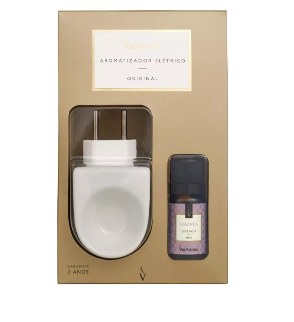 Aromatizador Elétrico Original C/ Essencia Lavanda Via Aroma (7898501760041)