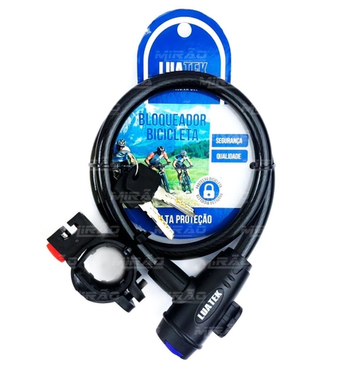 Cadeado Bloqueador Bicicleta e Corrente Moto Disco Luatek (E5.06.06)