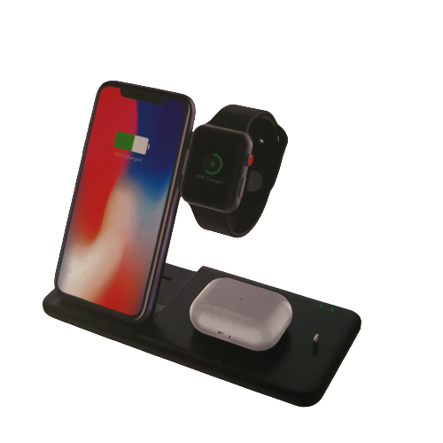 Carregador 4em1 Sem Fio Smartphone/Watch/Airpods/Apple (E15.06.02)