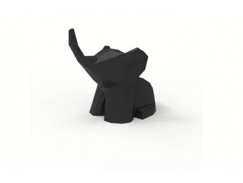Elefante Elefantinho Geométrico Decoração 10cm (3d.06.05.01 - pai)