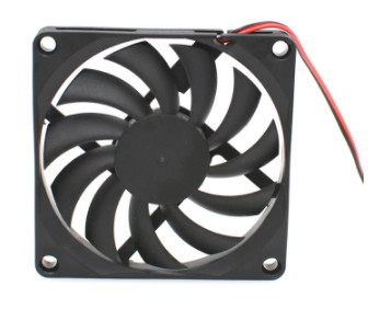 Fan 80x80x10mm 12V DC Refrigeração Cooler Ventoinha 8010 (00.04.06)