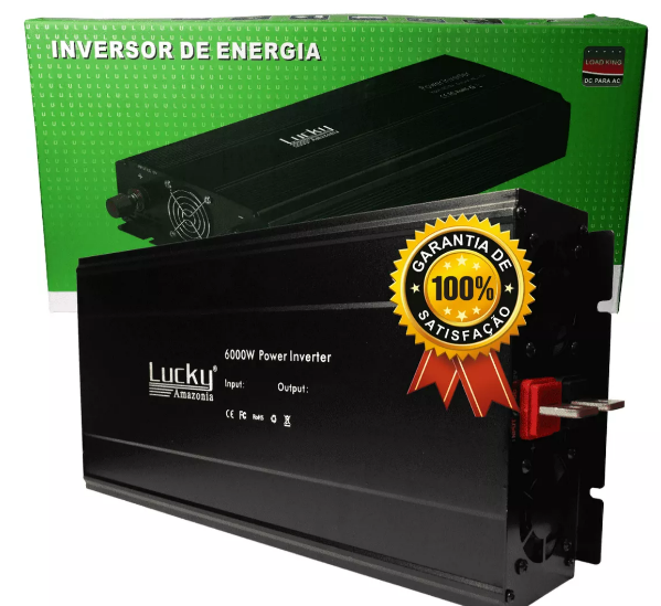 Inversor Para Motor Home 6000w 24v 110v 12000w Pico 60hz (7897523151240)