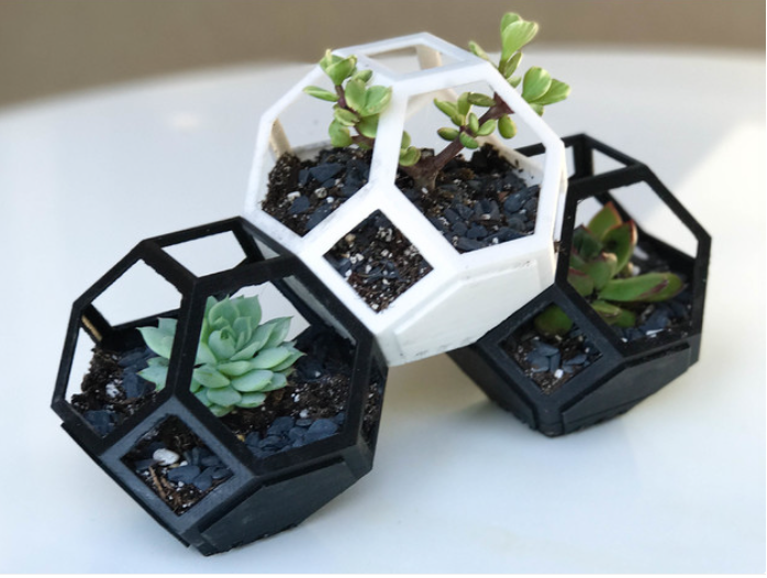kit 3 vasinhos suculenta geométrico muito legal (3d.06.05.06)