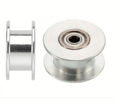 KIT c/2 und Polia Gt2 20 Lisa 6mm Esticador Furo 5mm 20w6b3 (00.03.09-2un)