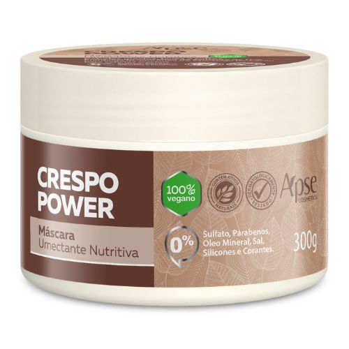 Máscara Crespo Power Umectante Nutritiva 300g Apse (7898652874901)
