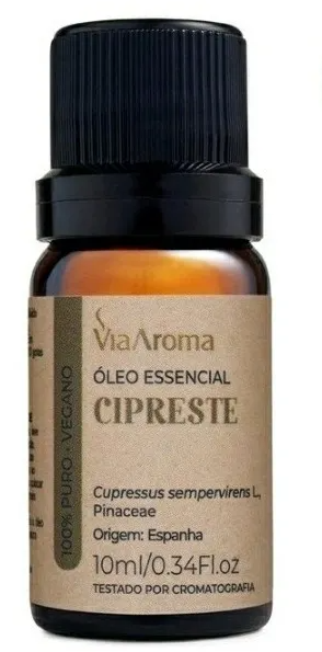 Óleo Essencial Cipreste 10ml - Via Aroma (C1.05.06)