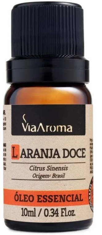 Óleo Essencial Laranja Doce 10ml - 100% Puro - Via Aroma (C1.01.01)