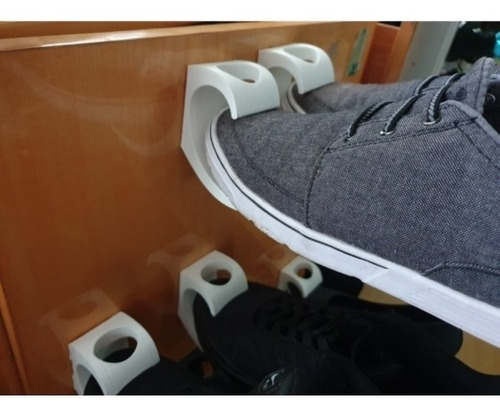 Par de Suportes Para Tênis Sapatos de Parede (3d.01.05.07 pai)