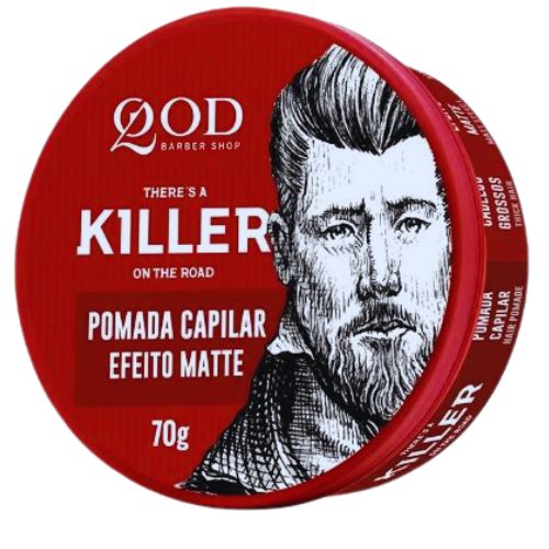 Pasta Capilar Killer Alta Fixação Efeito Matte QOD Barber( amazon virtual) (B20.04.02)