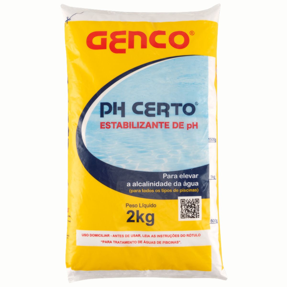 Ph Certo Genco Elevador De Alcalinidade Piscinas 2kg (G8.04.01)