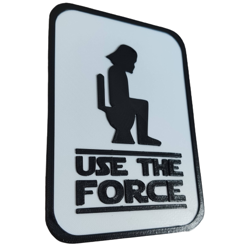 Placa Decorativa Para Banheiro Darth Vader - Star Wars (3D.1022)