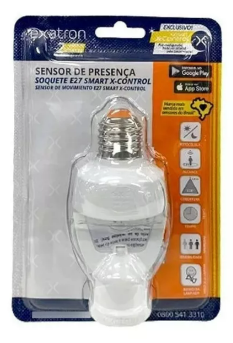 Sensor De Presença Soquete E27 Xcontrol Exatron Oferta! (04.02.02.01)