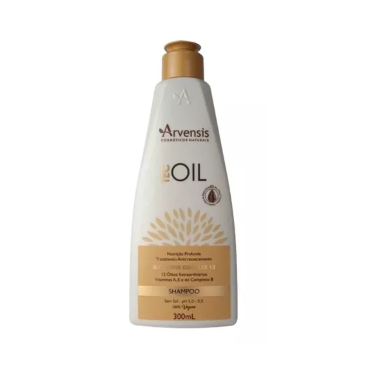 Shampoo Arvensis Tec Oil Vegan Nutrição Intensa - 300ml (7898562211308)