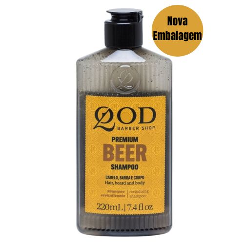 Shampoo Premium Special Beer 220ml Cabelo Barba E Corpo Qod ( amazon virtual) (B20.04.07)