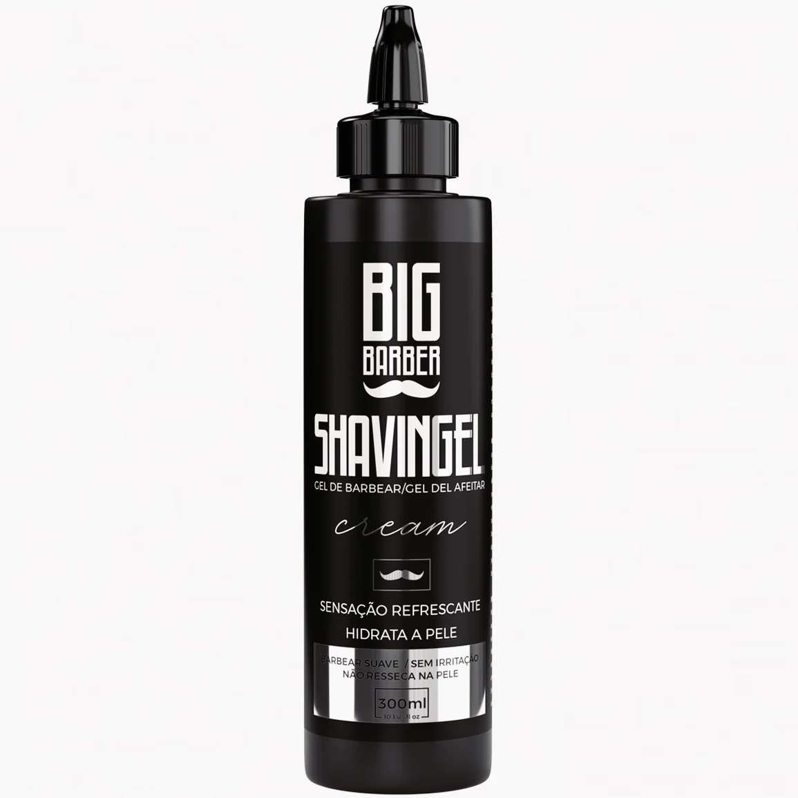 Shaving Gel Cream Barba Amolecedor De Pelos Big Barber 300ml (7898671060804)