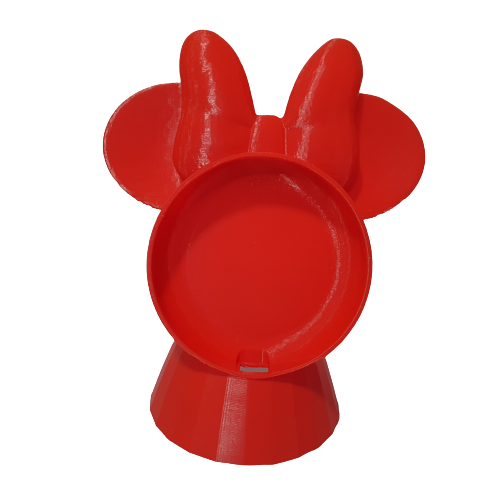 Suporte de Mesa para Google Home Mini estilo Minnie Vermelho (3d.06.06.02)