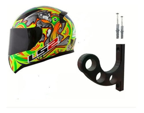 Suporte de Parede para Pendurar Capacete De Moto e Bicicleta (3d.00.05.01)