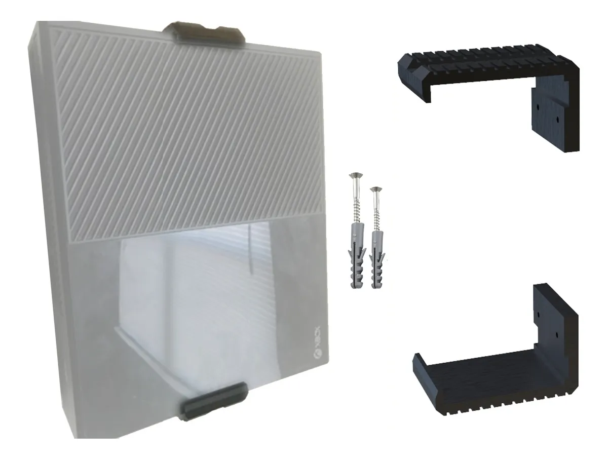Suporte De Parede Para Xbox One Fat + Parafusos + Buchas (3d.02.06.02)
