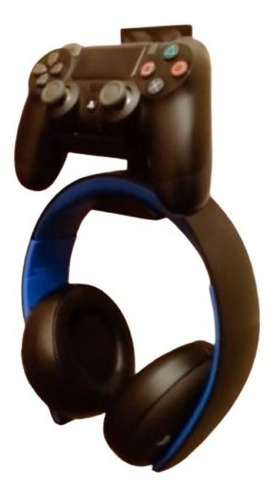 Suporte Para Controle Ps4 + Headphone De Parede (Headset) P (3d.03.07.07 pai)