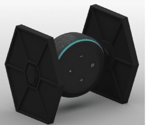 Suporte para echo dot 3 tie fighter star wars (3d.06.07.06)