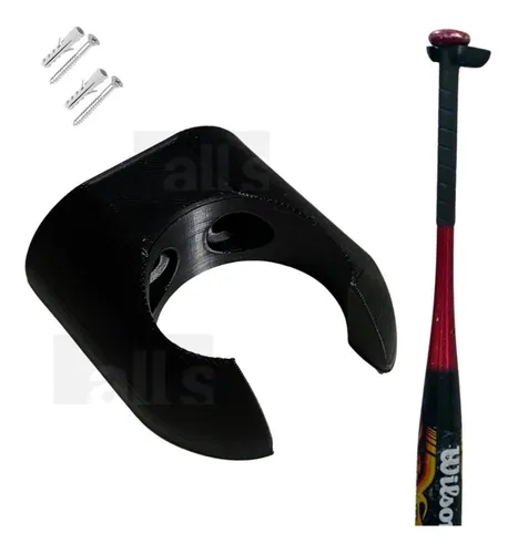 Suporte Parede Taco Bastoes Baisebol Vertical C/ Parafusos (3d.04.08.07 Pai)