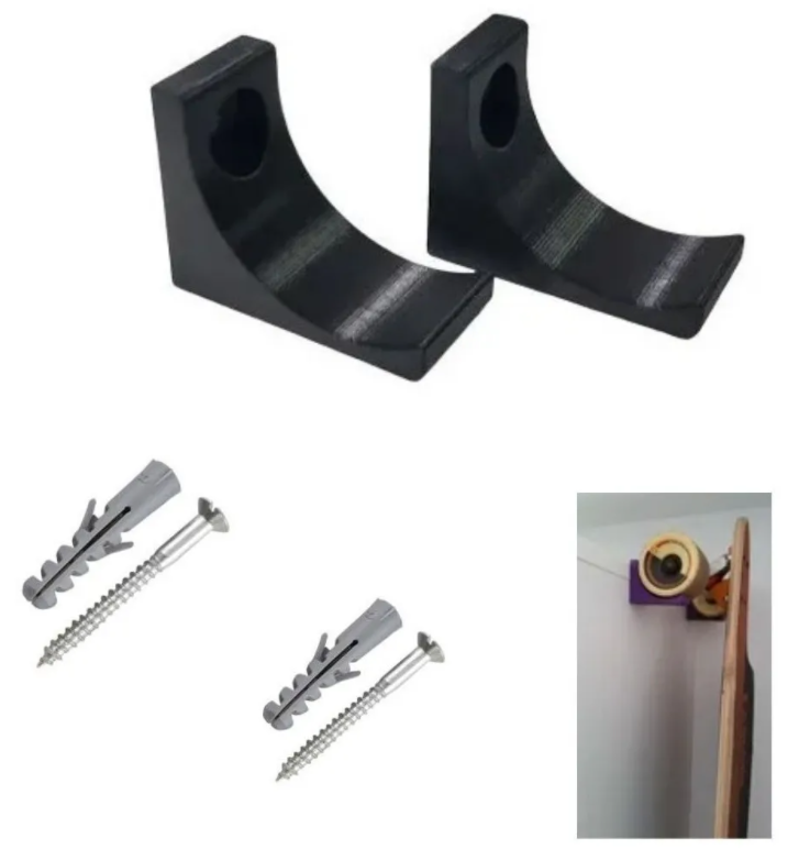 Suporte Parede Universal Skate Longboard - Pronta Entrega (3d.02.06.05)
