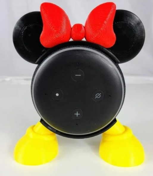 Suporte Stand Alexa Minnie e Mickey Para Echo Dot 3 Geração (3d.06.07.01 pai)