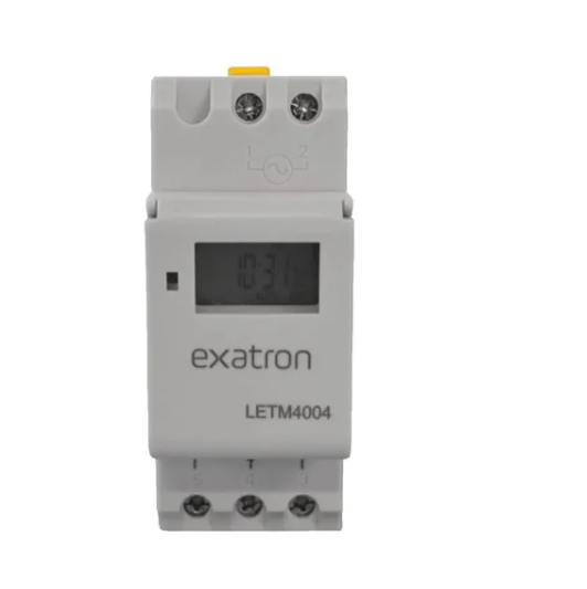 Temporizador Timer Digital Fixação Trilho Din Bivolt Exatron (04.05.14)