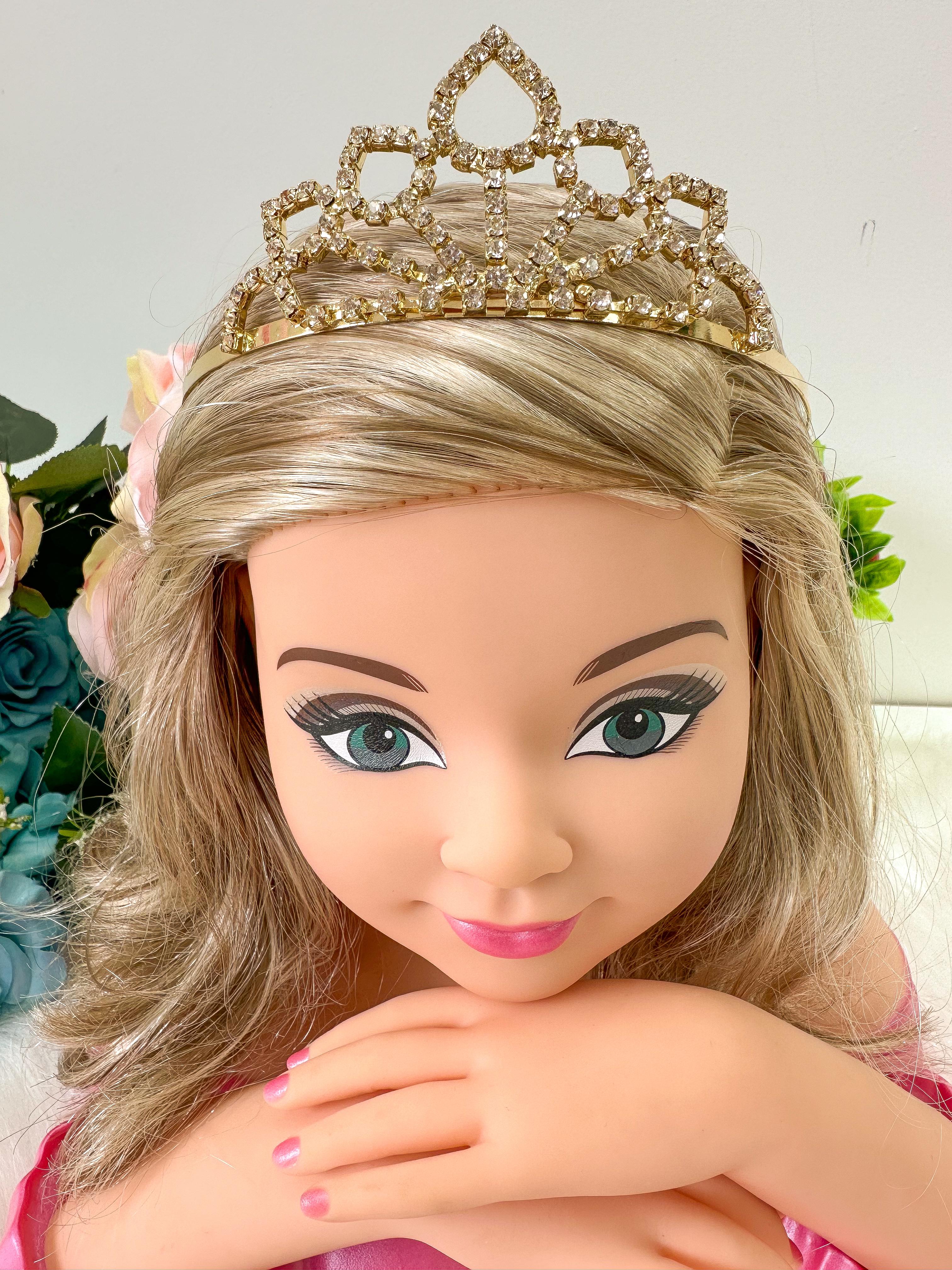 Coroa Belli Strass Dourado Elisa/Eliza (CRABLAELZA)