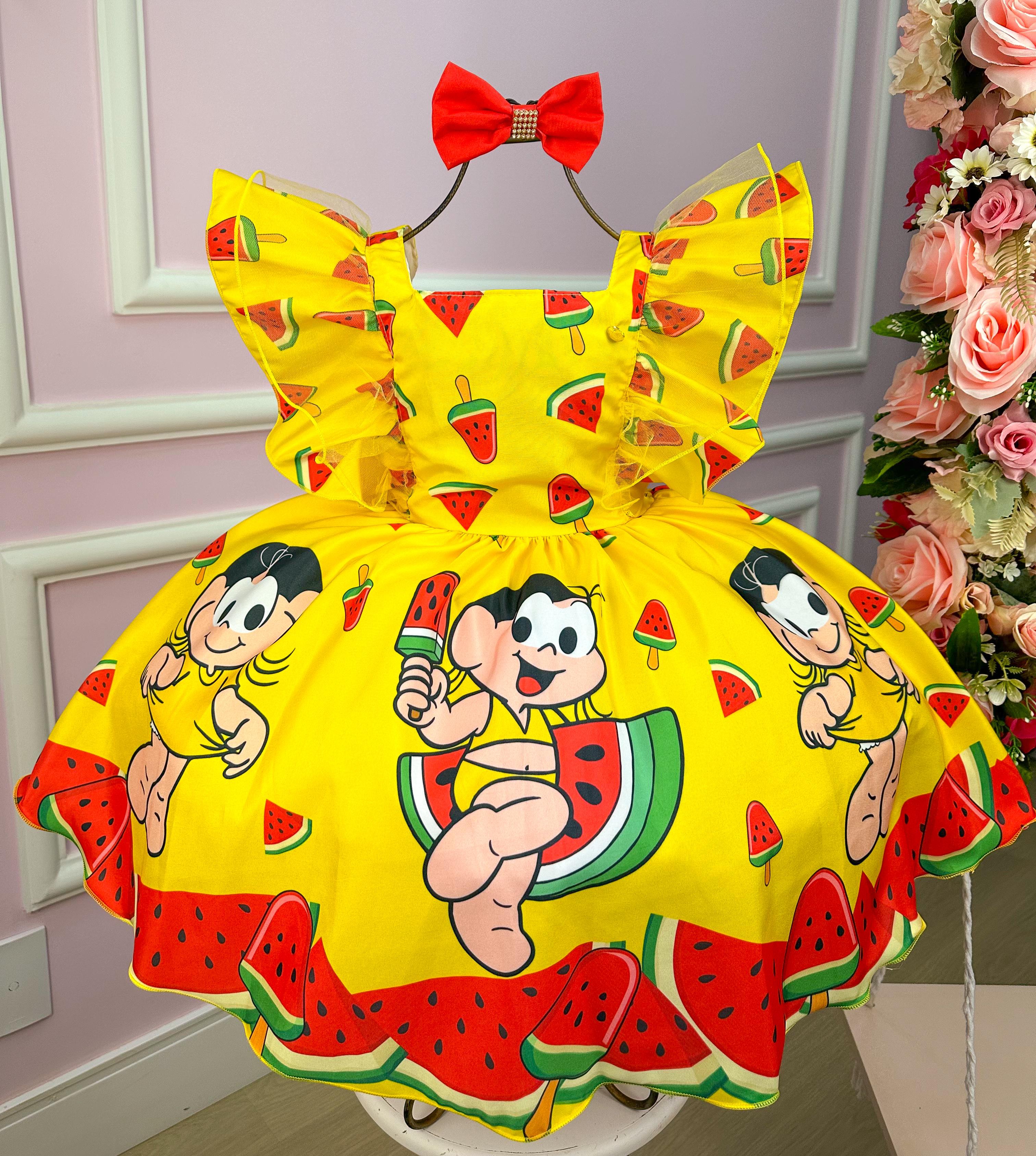 Vestido Infantil Temáticos Kids Magali Modelo 2 (VESTMGLKIDS)
