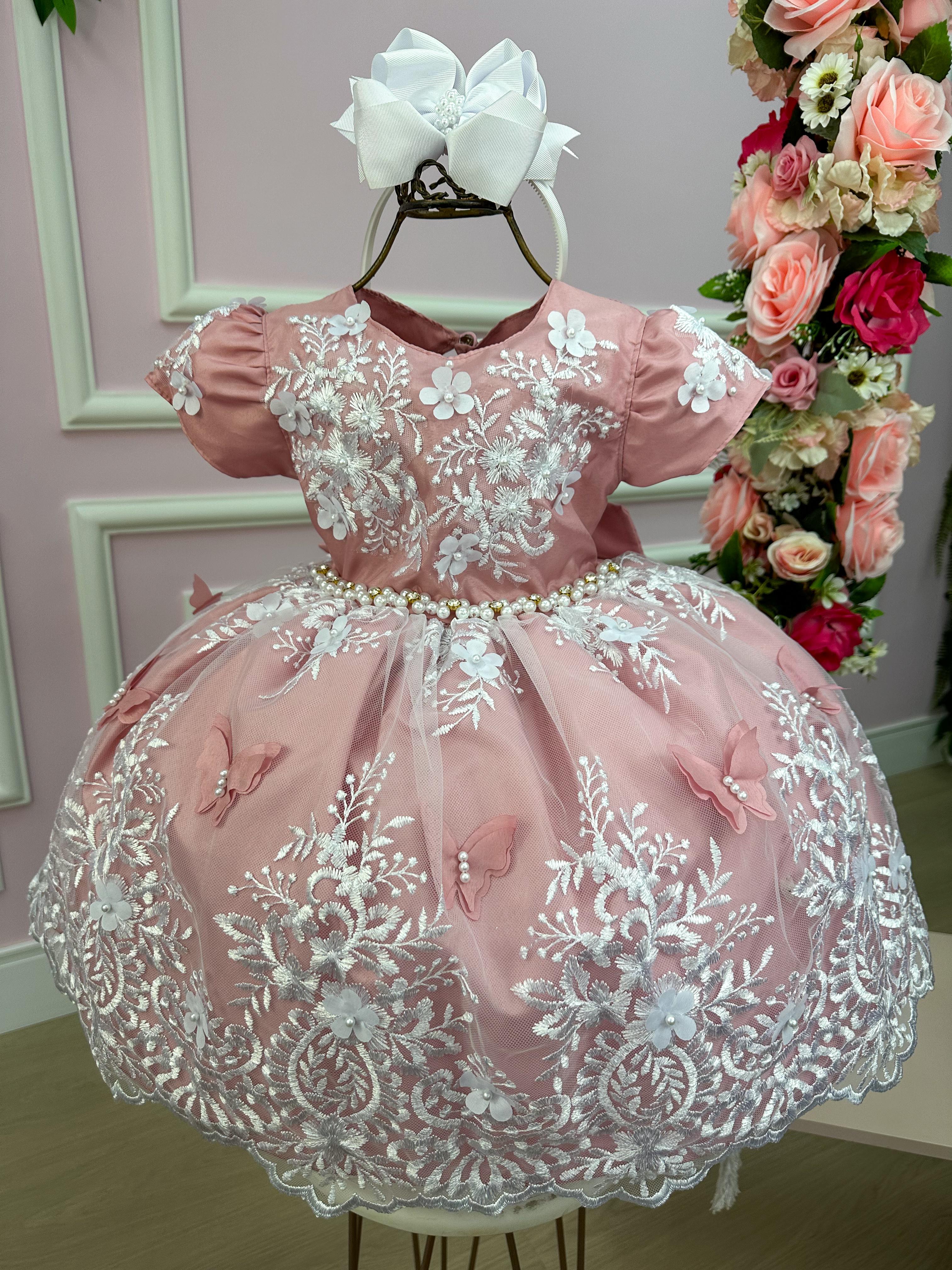 Vestido Marie Jardim Encantado Realeza Rose Renda Branca (VESTMRJRDENCRLZRSRNDBR)