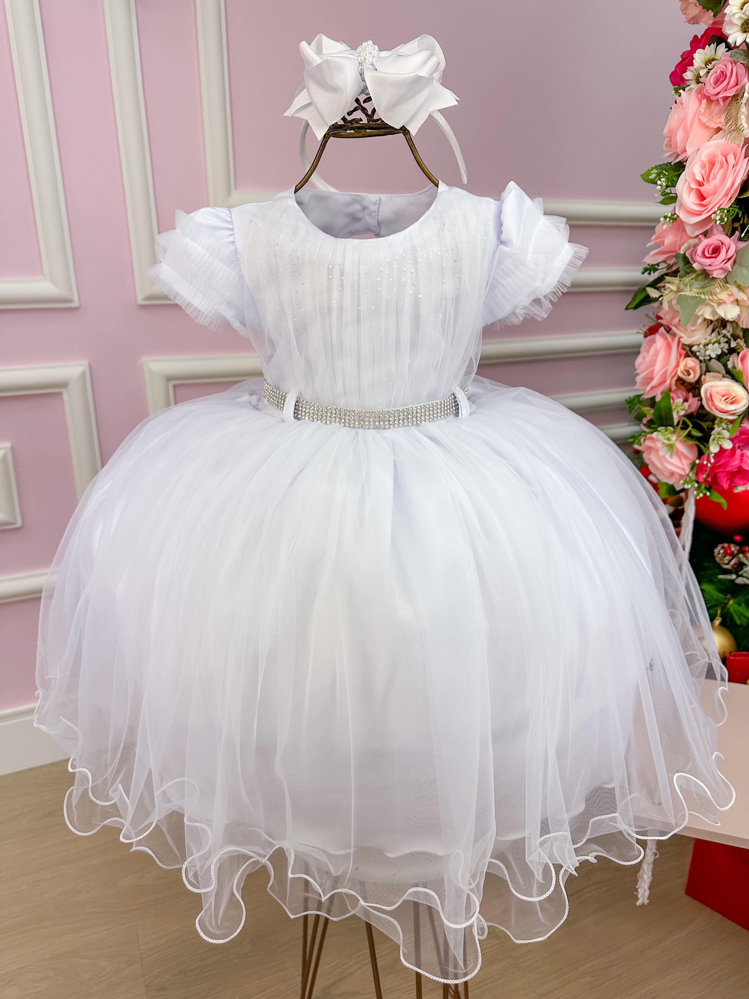 Vestido Menina Bonita Branco Peito Tule (VESTMNNBNTBRNVPTTL)