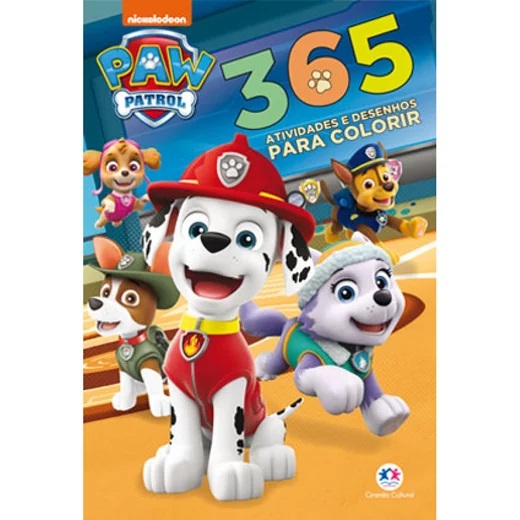 365 Paw Patrol - Atividades e Desenhos para Colorir - Ciranda Cultural (9788538089353)