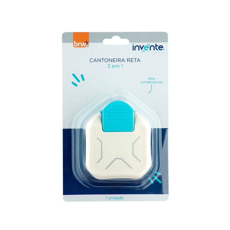 Cantoneira P/ Papéis - Reta - 3 em 1 - Invente - Brw (7898707142542)