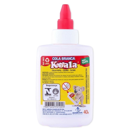 Cola Branca 40g - Koala (7897464701009)