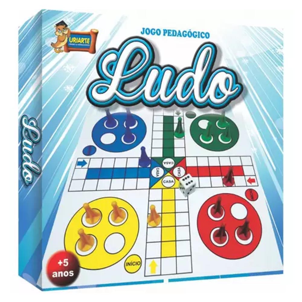 Jogo Ludo - 18 Peças - Uriarte (7908114400569)