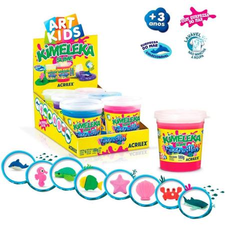 Kimeleka - Slime - Fundo do Mar - Acrilex (7891153115955)