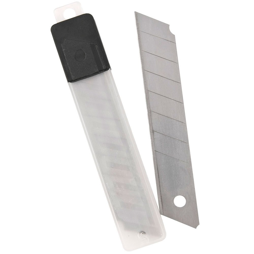 Lâminas Para Estilete Largo 18mm - 10 Und - Masterprint (7898119104596)