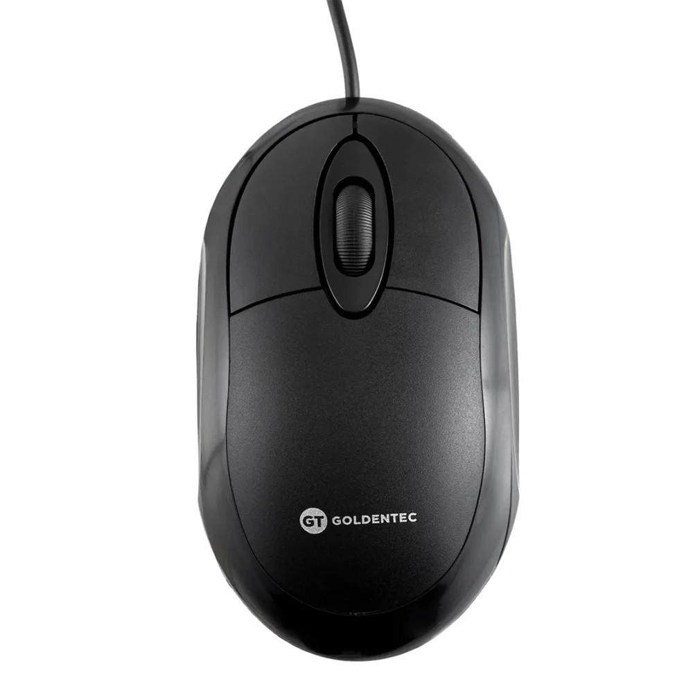 Mouse USB GT9318 1000 DPI Preto - Goldentec. (7899555633671)