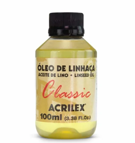 Óleo de Linhaça 100ml - Acrilex (7891153156101)