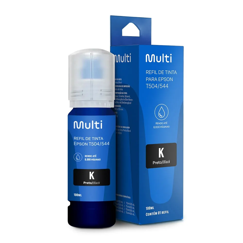 Tinta P/ Impressora - Epson - T504/544 - Preto - Multi (7908414454057)