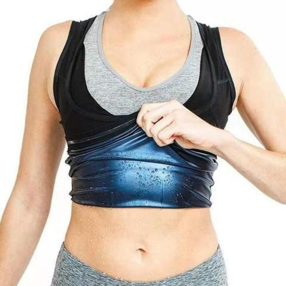Camiseta Sauna Portátil Feminina para Treino e Corrida (3841)