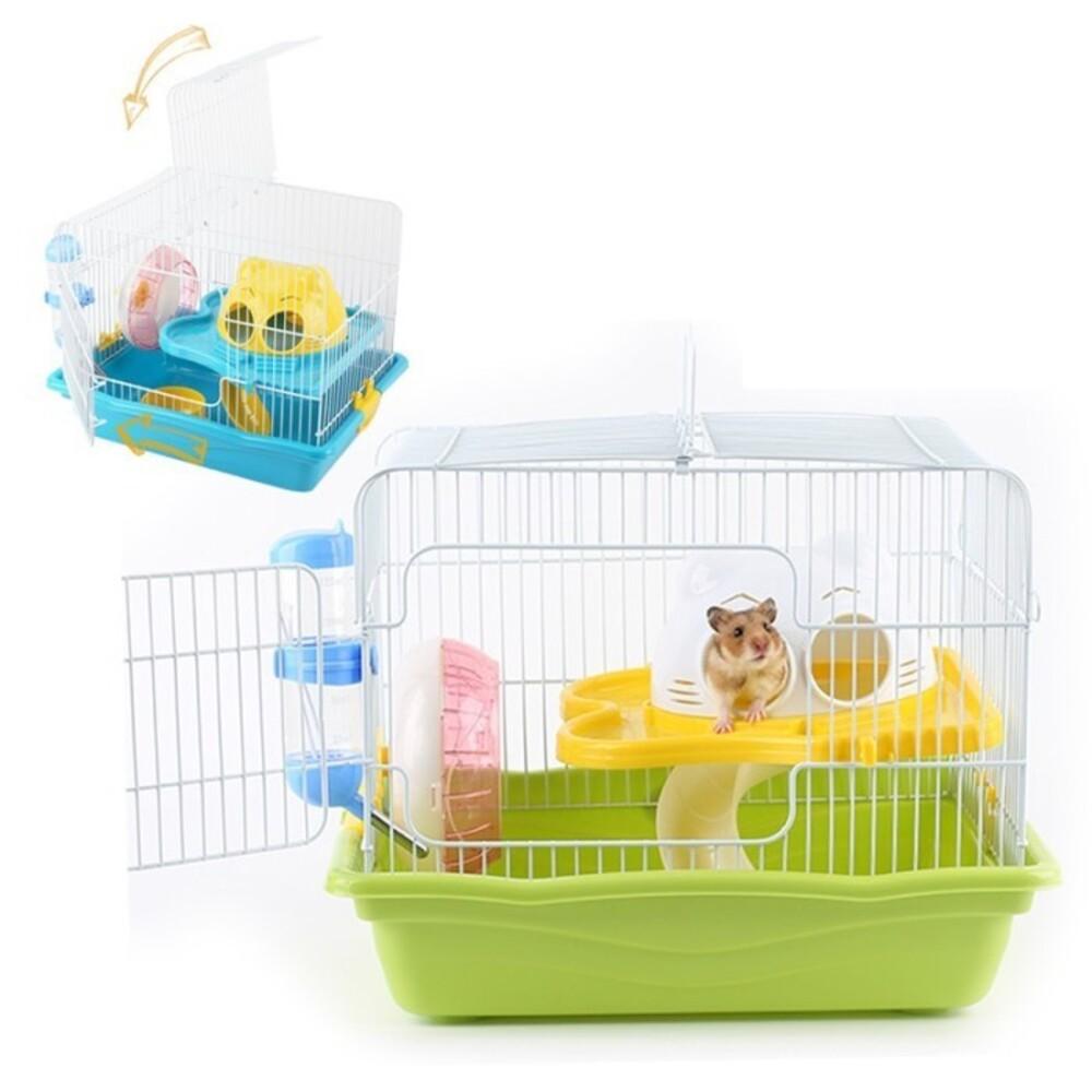Gaiola Desmontável para Hamster com 2 Andares e Brinquedos (6620)