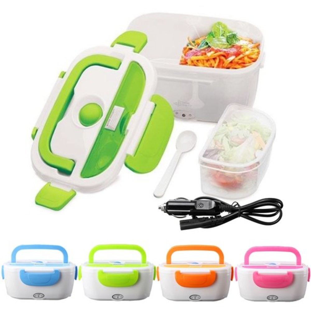 Marmita Elétrica 12V para Carro com Divisórias - Lunch Box (3243)
