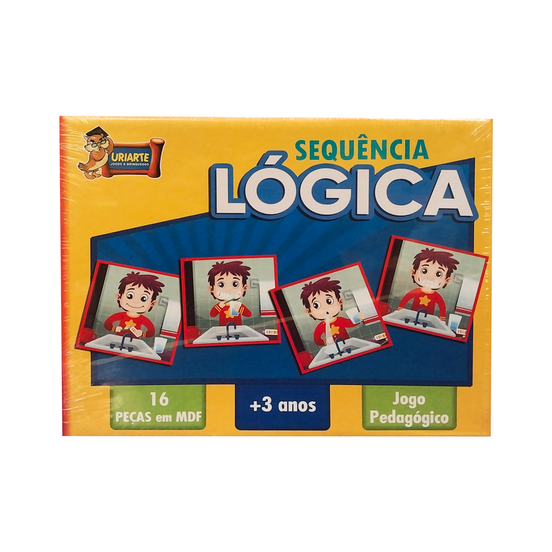 Sequência Lógica - 16 Peças em MDF - Uriarte (7908114402464)