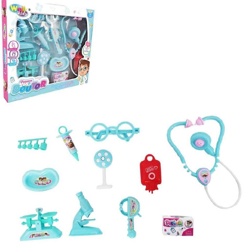 Kit Médico Infantil 10 Peças Estilo Profissional (5138)