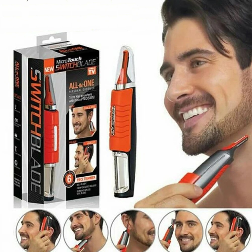 Máquina de Cortar Cabelo 6 em 1 Sem Fio com LED (3218)