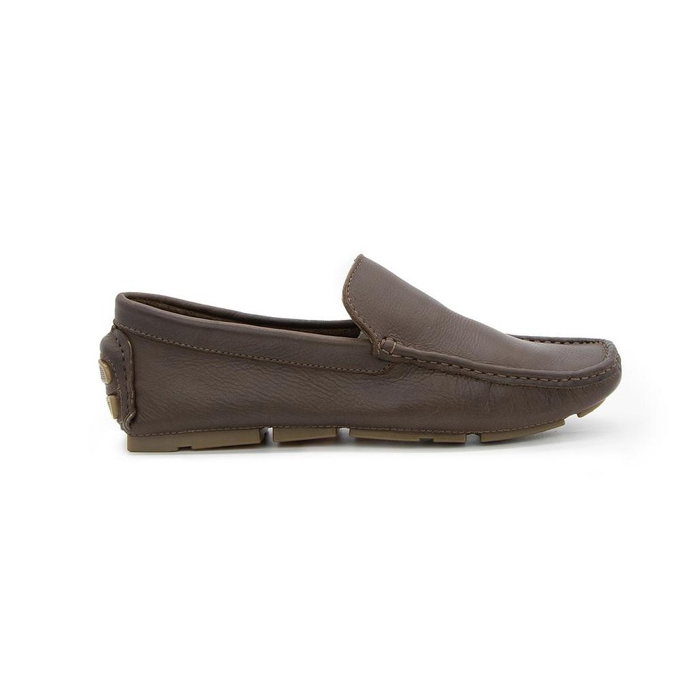 Mocassim Casual Masculino Couro Floter Café (YTH16007FLCF)