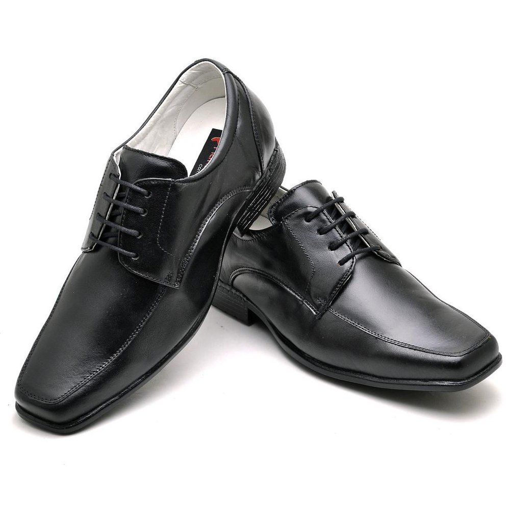 Sapato Casual Conforto Couro de Carneiro Preto (RT0020MSTPTO)